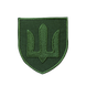 Шеврон ЗСУ Сухопутні війська, олива 0241 фото