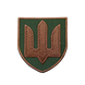 Шеврон Медичні сили, олива 0243 фото