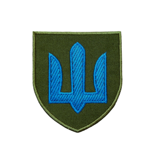 Шеврон Механізовані війська, олива 0245 фото