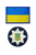 Прапорці,кокарди