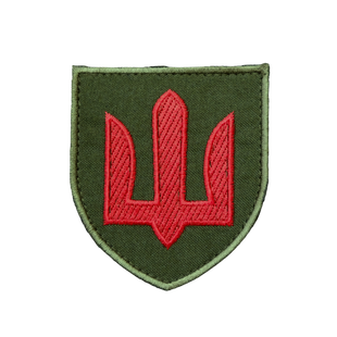 Шеврон ППО сухопутних військ, олива 0247 фото