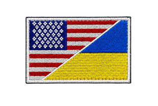 Прапорець США/ Україна 1247 фото